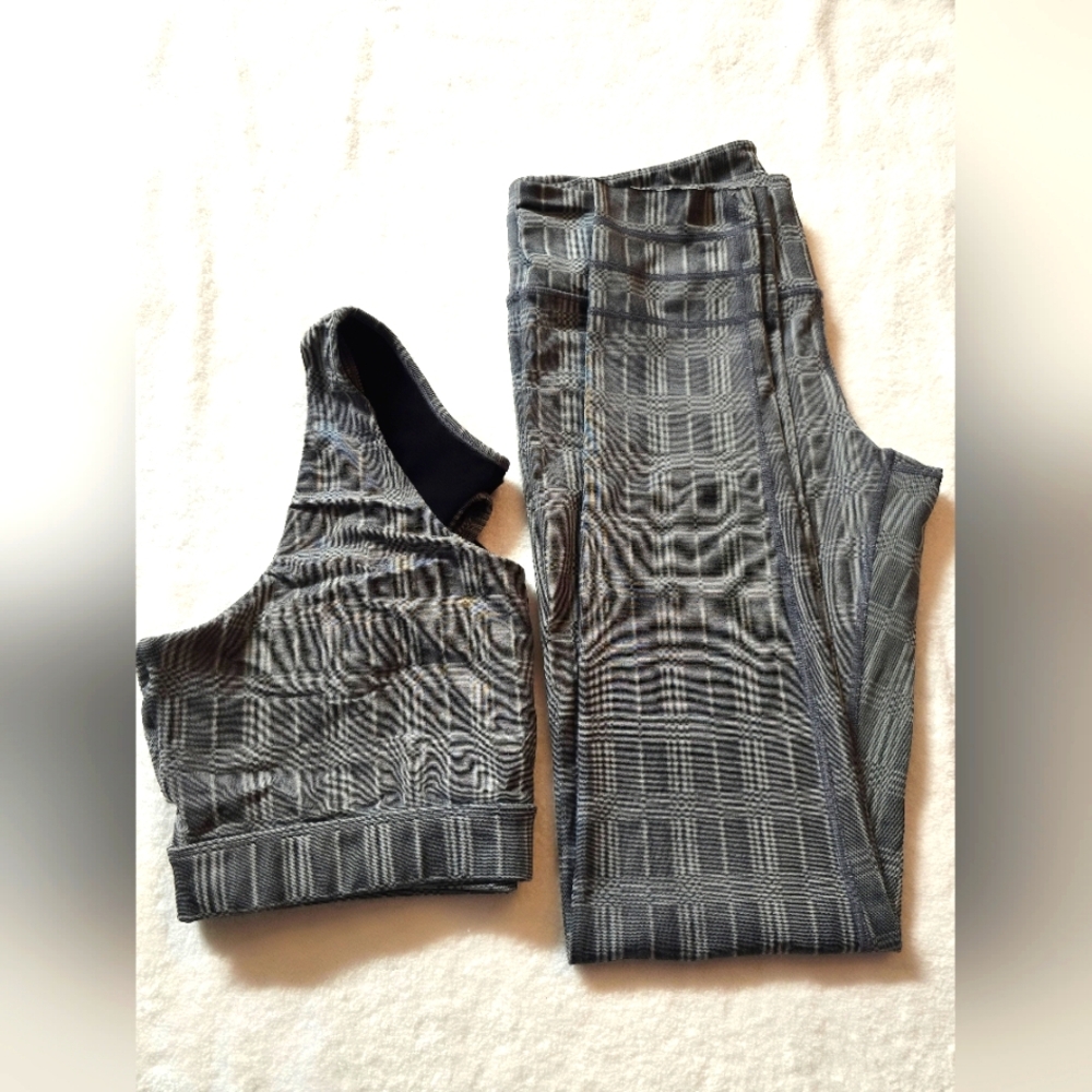 MPG Sport Yoga/Leggings Set, Size L, grey color